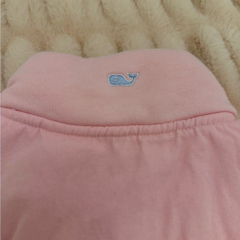 Vineyard Vines Light Pink Half-Zip Sweatshirt - Picture 6 of 6